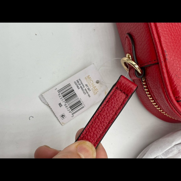 Woman's Bags Michael Kors Jet Set Charm LG East/West Camera Crossbody Bright Red - Picture 9 of 11